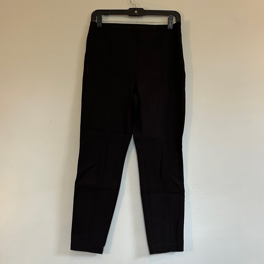 EUC Talbots Black elastic Waist Portland Stretch pants size 8P
